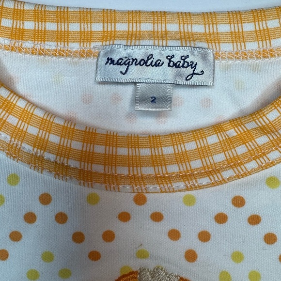 NET Magnolia Baby 2 Piece Thanksgiving Pajamas Set Size 2 - Picture 3 of 3